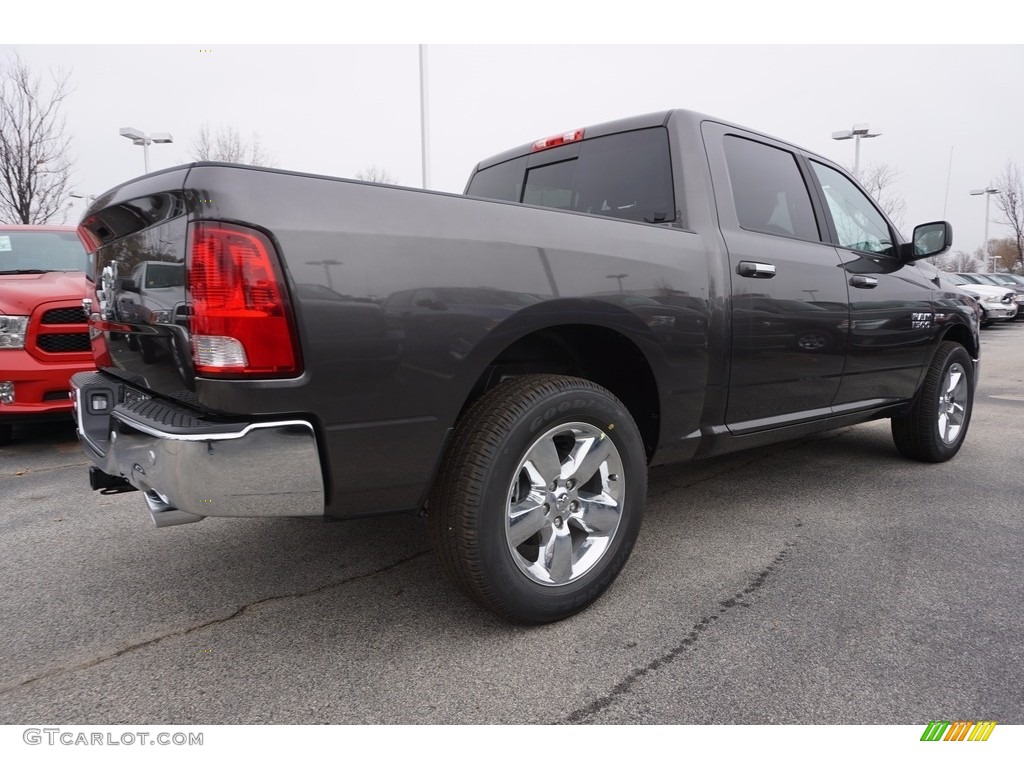 2017 1500 Big Horn Crew Cab - Granite Crystal Metallic / Black/Diesel Gray photo #3