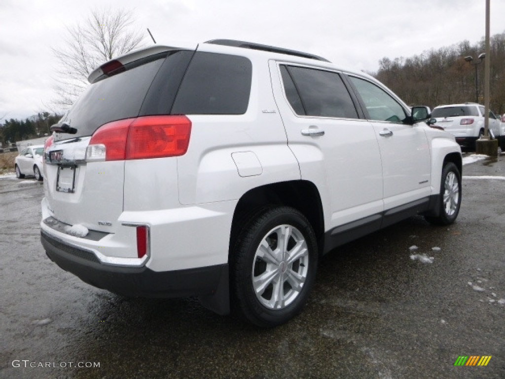 2017 Terrain SLE AWD - White Frost Tricoat / Jet Black photo #8