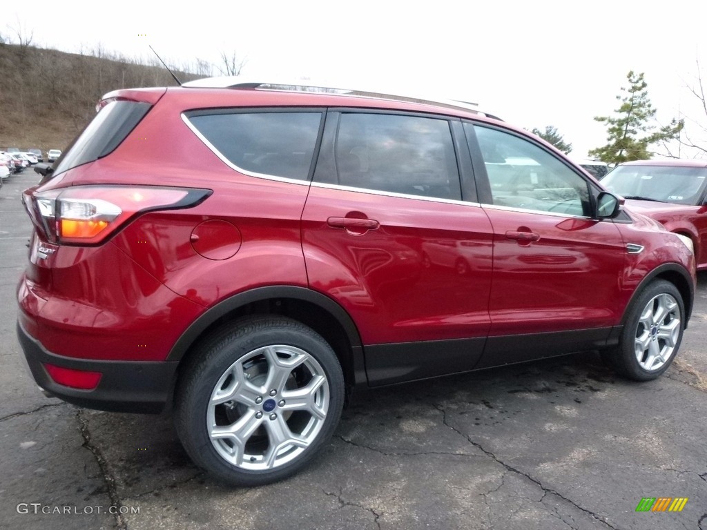 2017 Escape Titanium - Ruby Red / Medium Light Stone photo #2