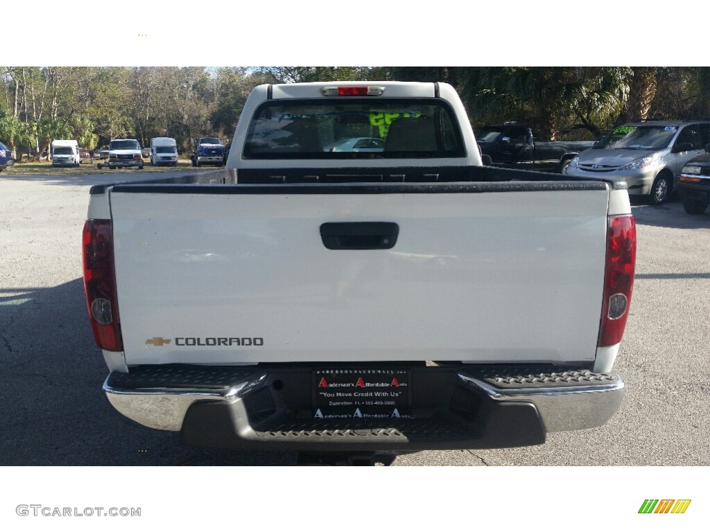 2006 Colorado LS Regular Cab - Summit White / Medium Pewter photo #4