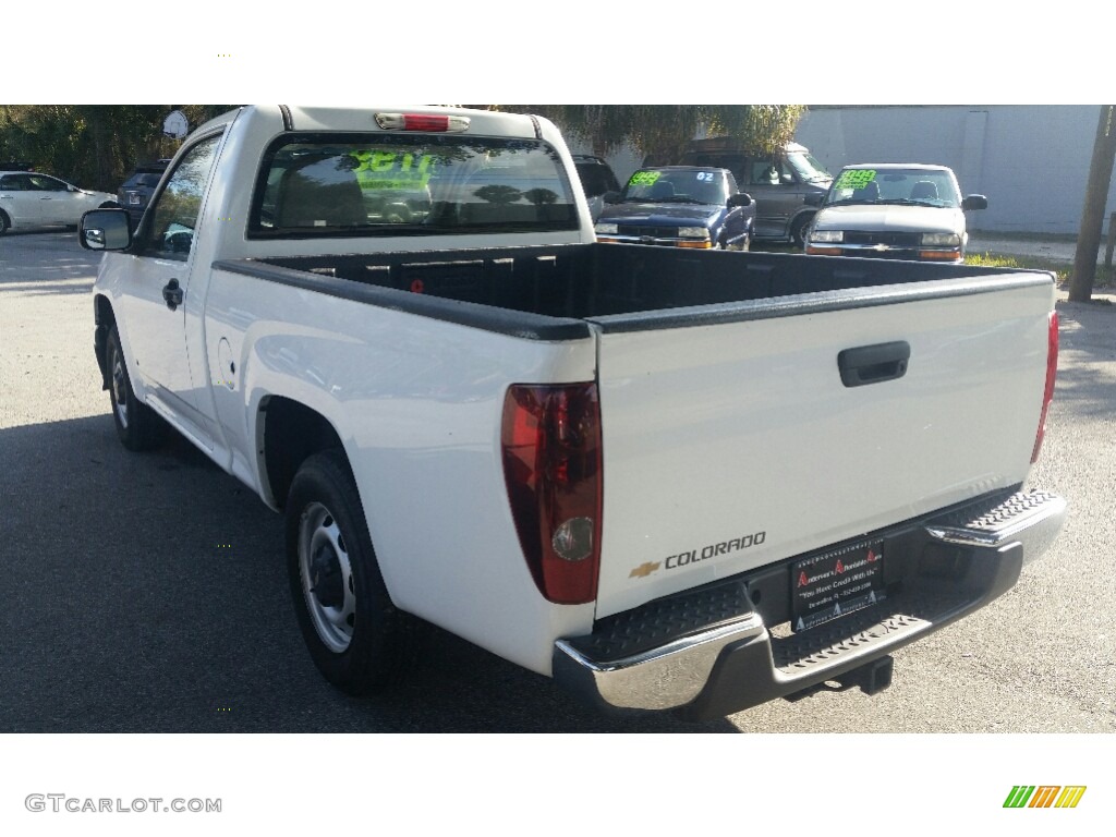 2006 Colorado LS Regular Cab - Summit White / Medium Pewter photo #5