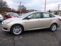 White Gold 2017 Ford Focus SE Sedan Exterior