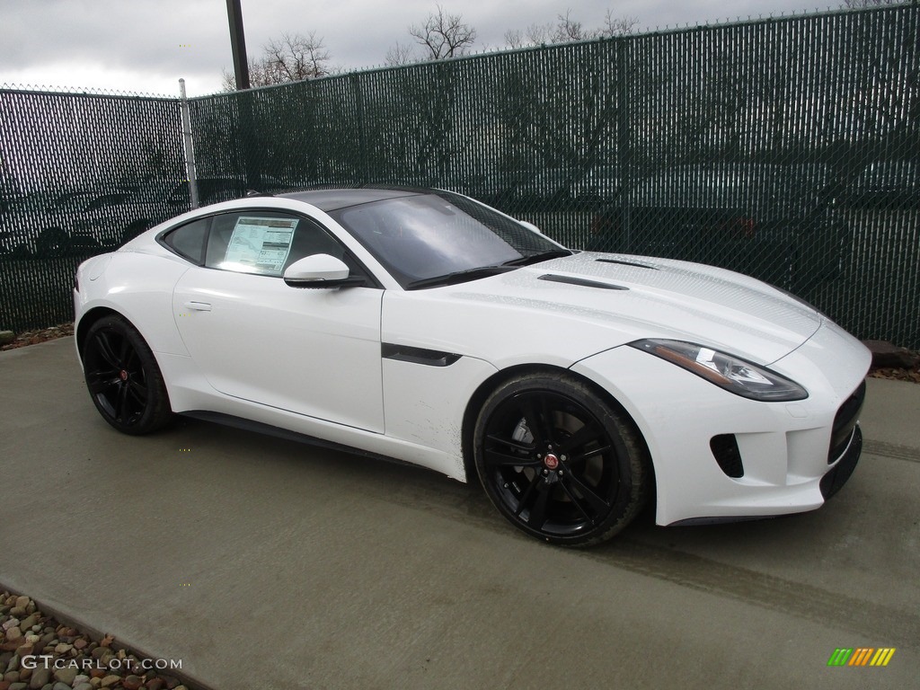 2017 F-TYPE Coupe - Polaris White / Jet photo #1