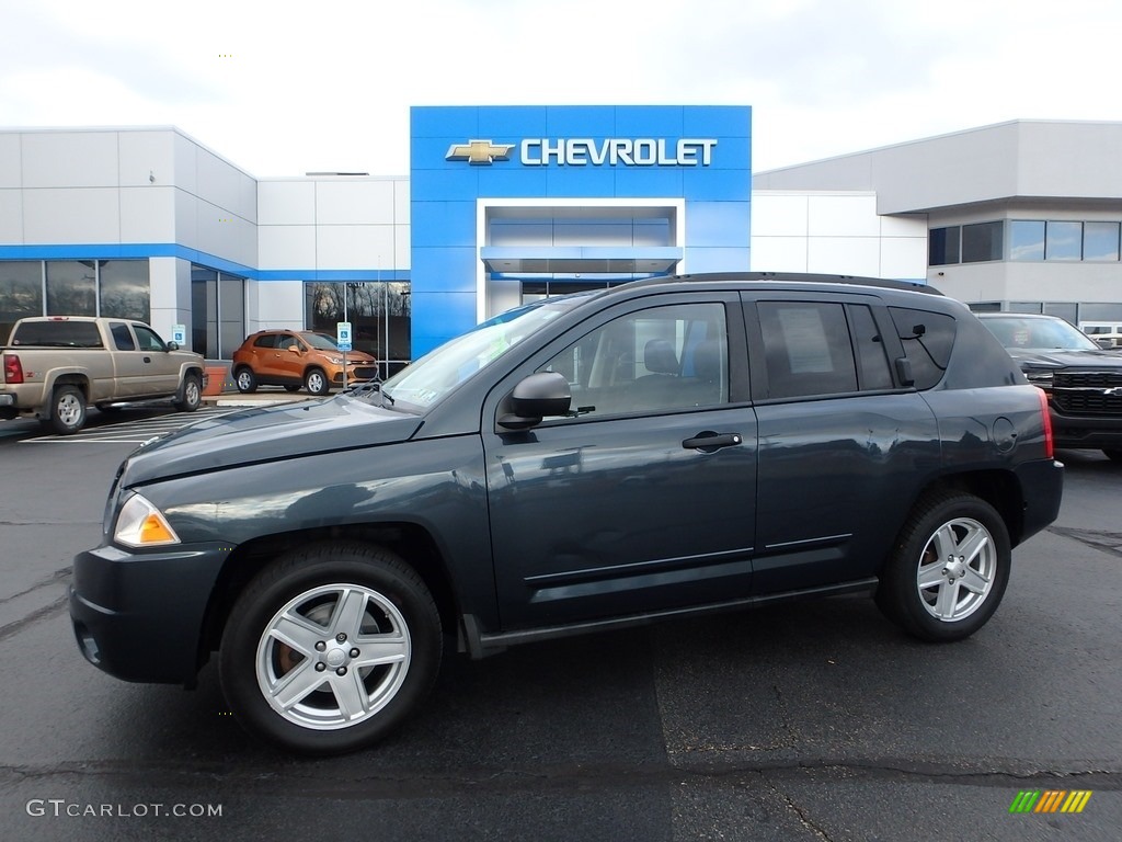 2008 Compass Sport - Steel Blue Metallic / Dark Slate Gray photo #1