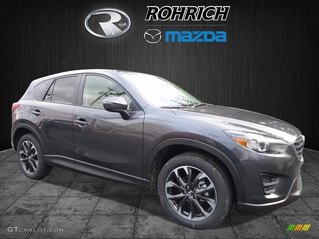 2016 CX-5 Grand Touring - Meteor Gray Mica / Black photo #1