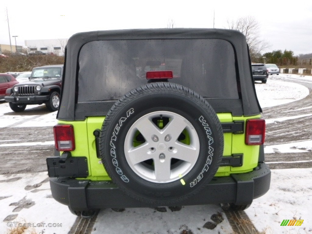 2017 Wrangler Sport 4x4 - Hypergreen / Black photo #5