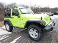 2017 Hypergreen Jeep Wrangler Sport 4x4  photo #11