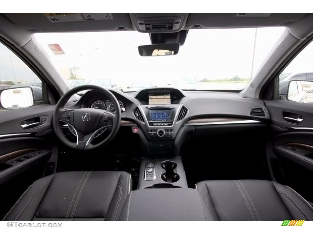 Ebony Interior 2017 Acura MDX SH-AWD Photo #117524983