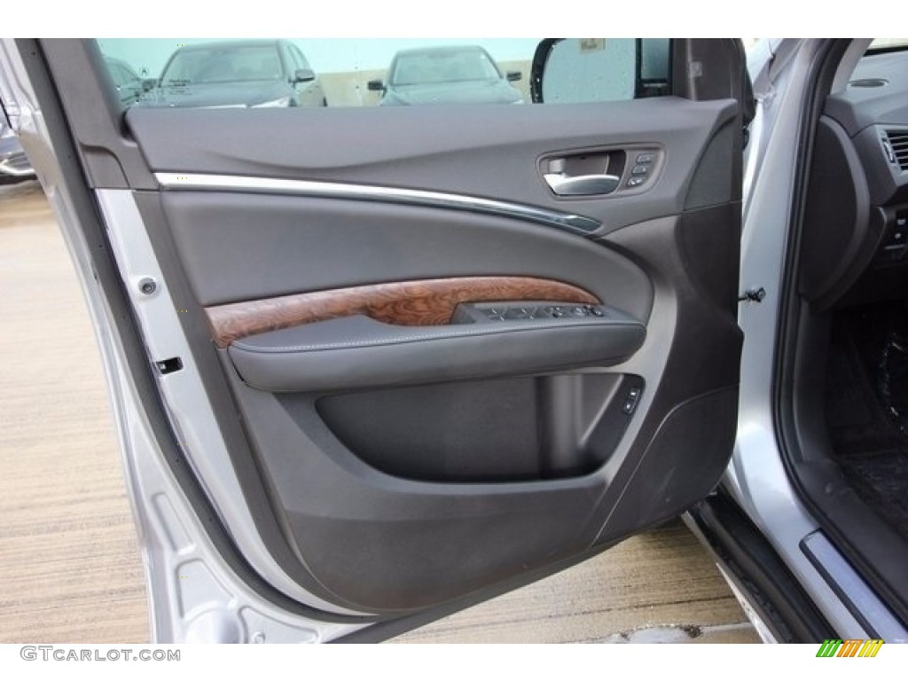 2017 Acura MDX SH-AWD Ebony Door Panel Photo #117525133
