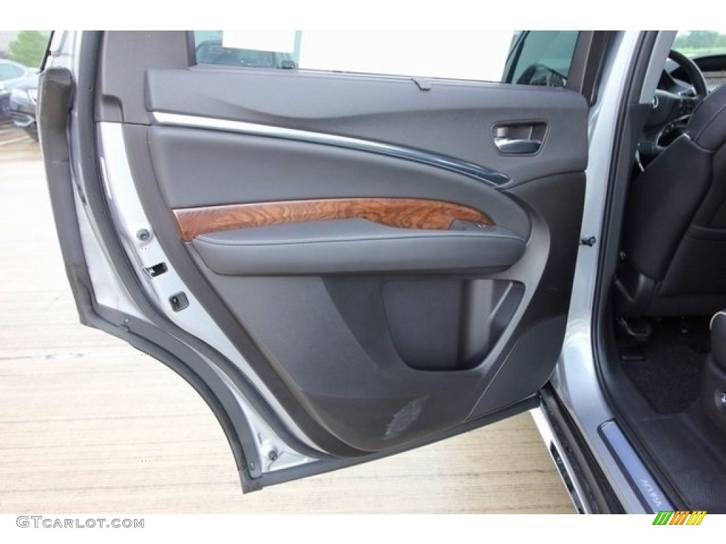 2017 Acura MDX SH-AWD Ebony Door Panel Photo #117525163