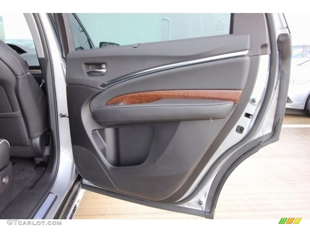 2017 Acura MDX SH-AWD Ebony Door Panel Photo #117525229