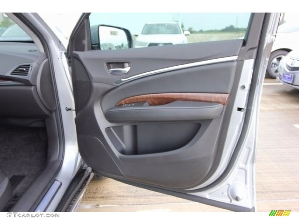 2017 Acura MDX SH-AWD Ebony Door Panel Photo #117525265