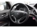Ebony 2017 Acura MDX SH-AWD Steering Wheel
