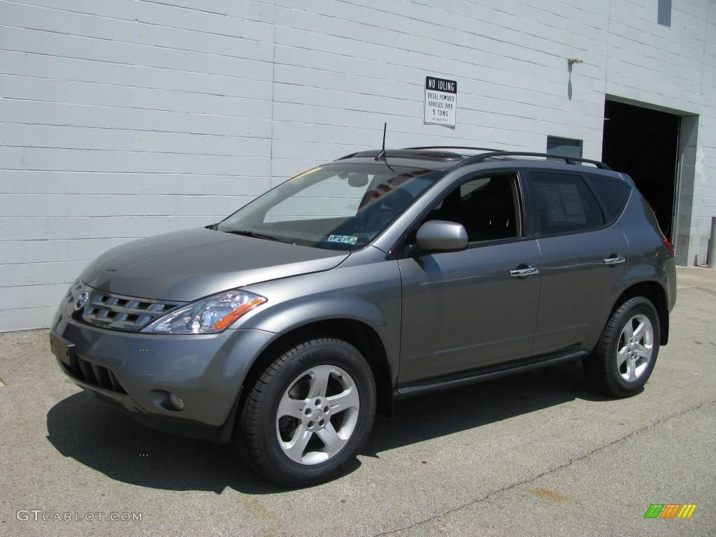 2005 Murano SL AWD - Platinum Metallic / Charcoal photo #1