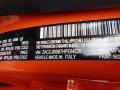  2017 Renegade Latitude 4x4 Omaha Orange Color Code 562