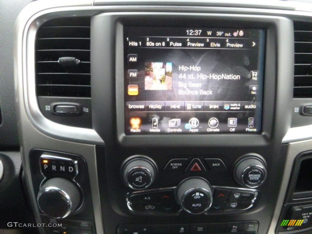 2017 1500 Big Horn Crew Cab 4x4 - Maximum Steel Metallic / Black/Diesel Gray photo #15