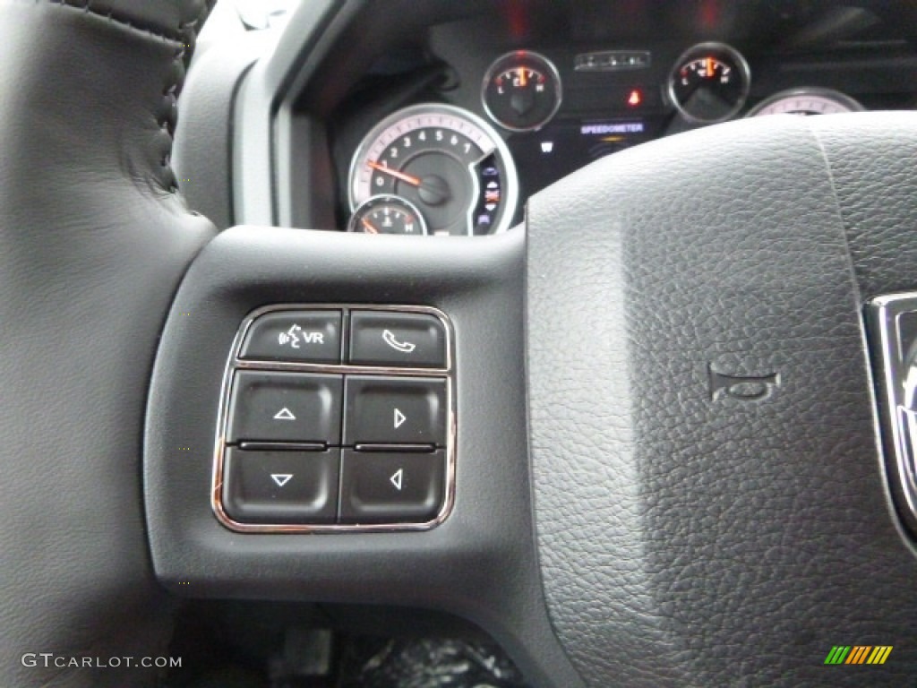 2017 1500 Big Horn Crew Cab 4x4 - Maximum Steel Metallic / Black/Diesel Gray photo #20