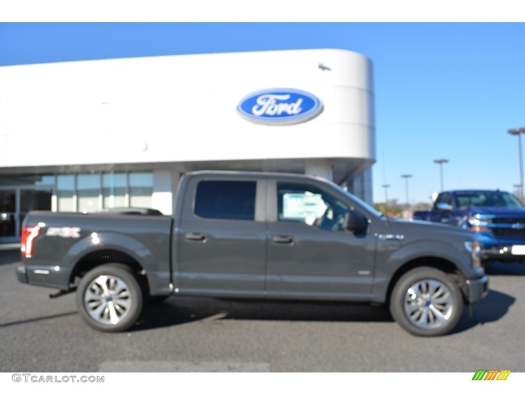 2017 F150 XL SuperCrew - Lithium Gray / Black photo #2