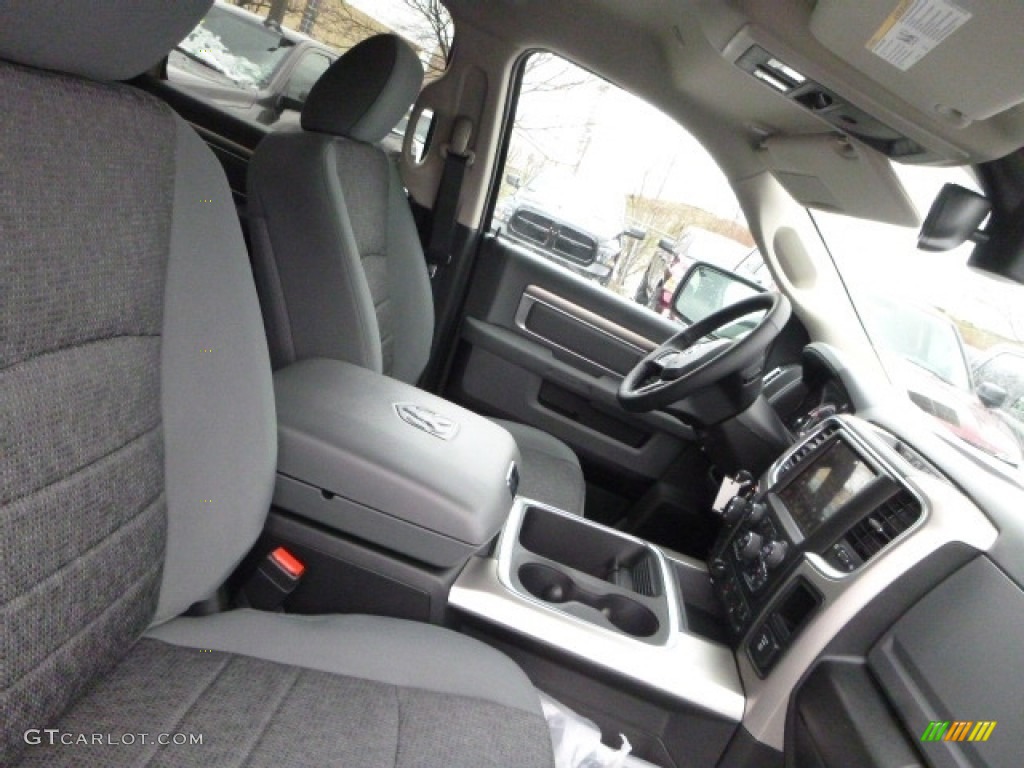 2017 1500 Big Horn Crew Cab 4x4 - True Blue Pearl / Black/Diesel Gray photo #10