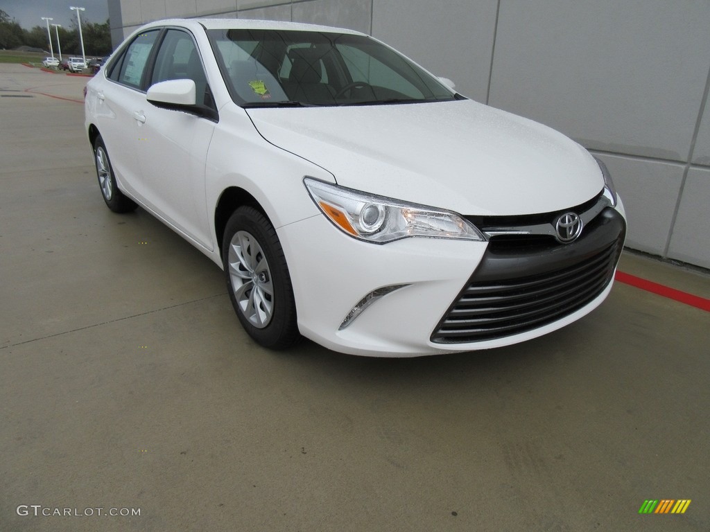 Super White Toyota Camry