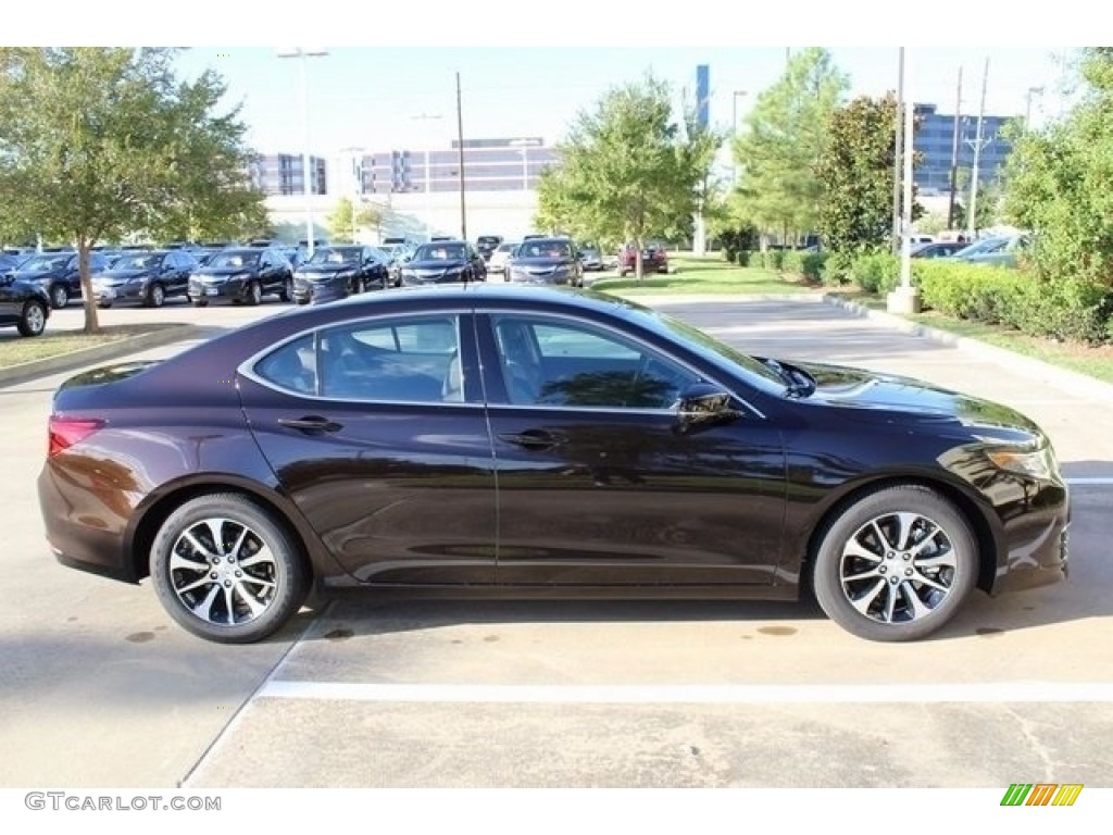 2017 TLX Sedan - Black Copper Pearl / Ebony photo #8