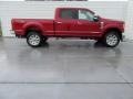 2017 Ruby Red Ford F250 Super Duty Lariat Crew Cab 4x4  photo #3