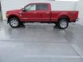 2017 Ruby Red Ford F250 Super Duty Lariat Crew Cab 4x4  photo #6