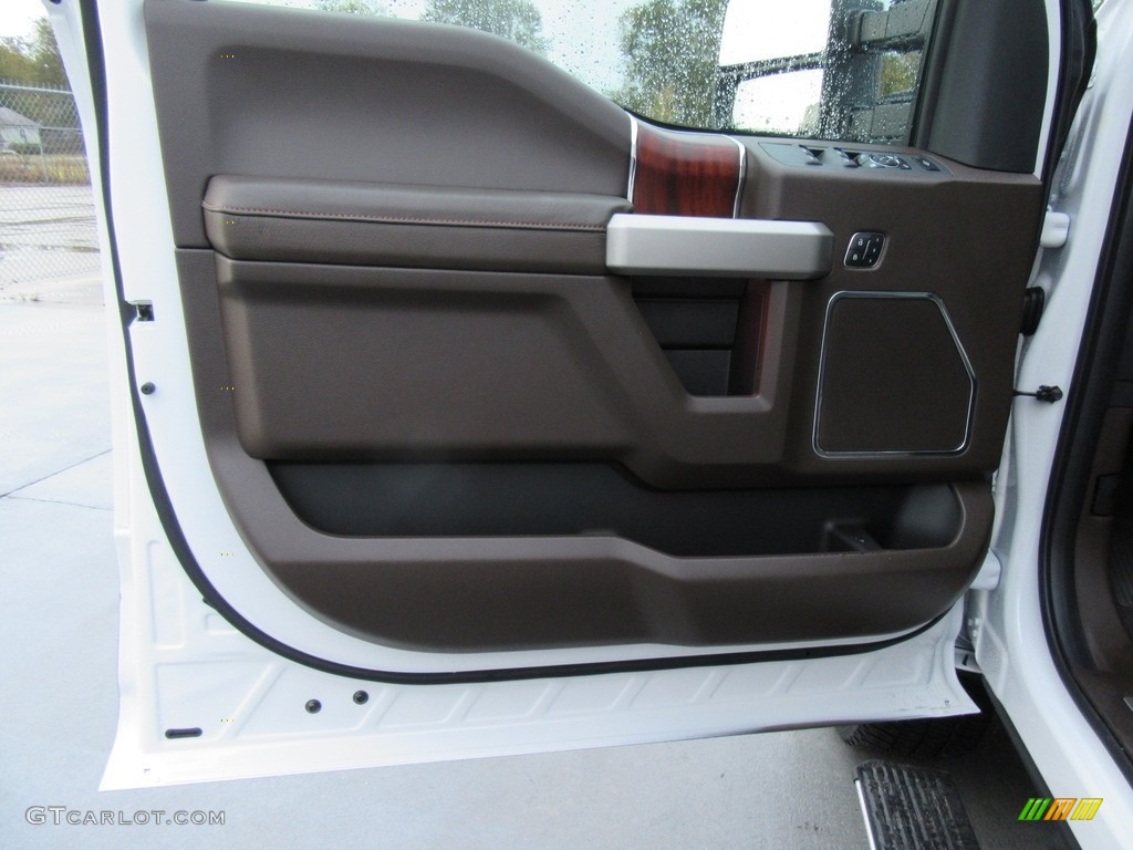 2017 Ford F350 Super Duty King Ranch Crew Cab 4x4 King Ranch Mesa Antique Java Door Panel Photo #117530920