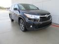 Midnight Black Metallic 2016 Toyota Highlander XLE Exterior