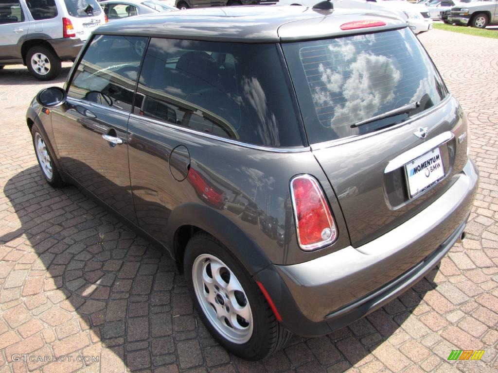 2006 Cooper Hardtop - Royal Grey Metallic / Black/Panther Black photo #11