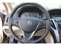 Parchment 2017 Acura TLX V6 Advance Sedan Steering Wheel