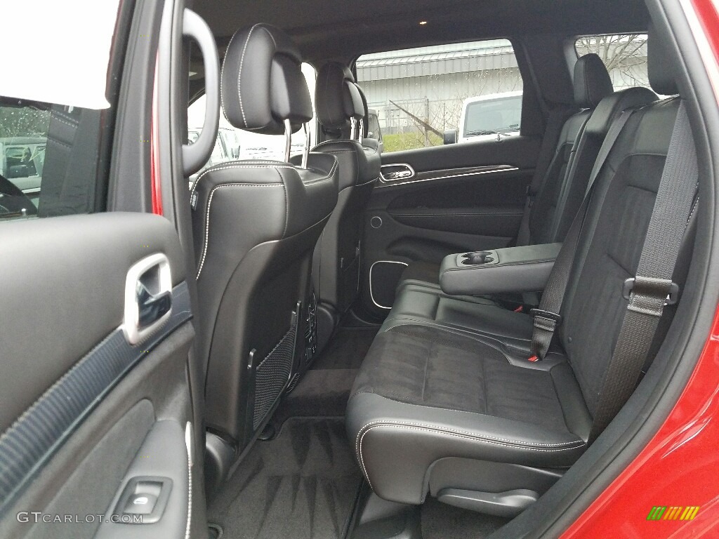 2016 Jeep Grand Cherokee SRT 4x4 Rear Seat Photo #117531712