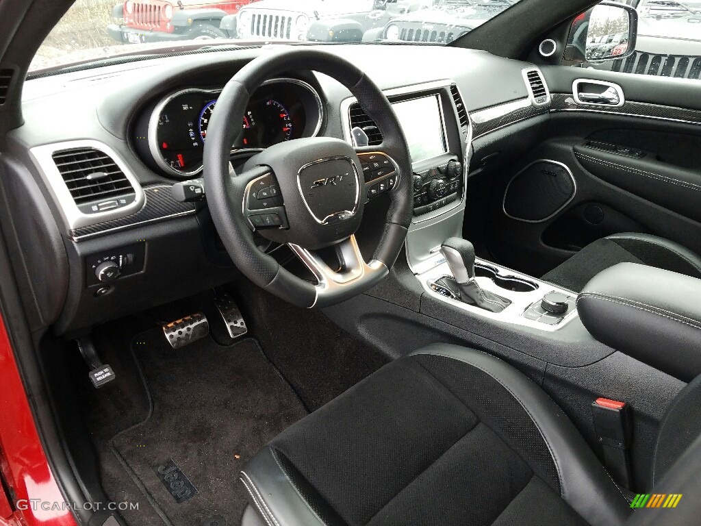 SRT Black Interior 2016 Jeep Grand Cherokee SRT 4x4 Photo #117531718