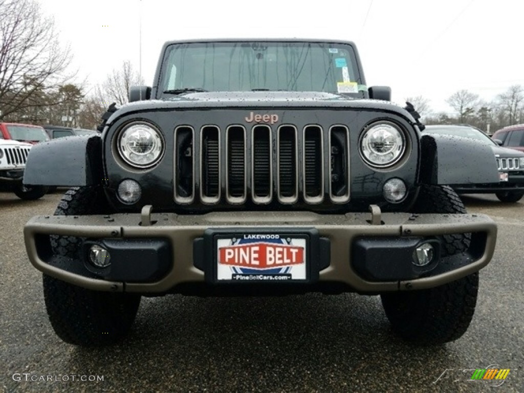 2017 Wrangler 75th Anniversary Edition 4x4 - Black / Black photo #2