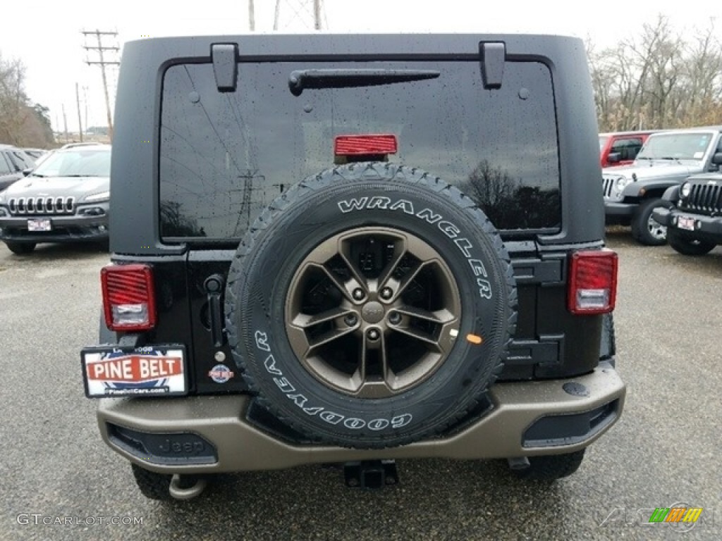 2017 Wrangler 75th Anniversary Edition 4x4 - Black / Black photo #5