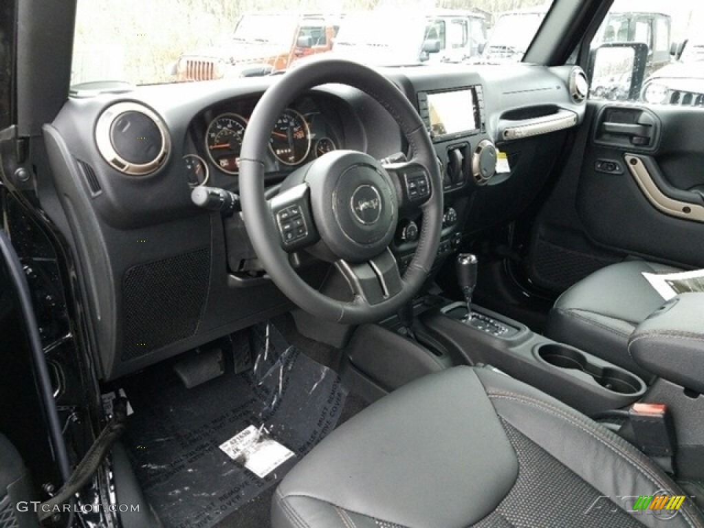 2017 Wrangler 75th Anniversary Edition 4x4 - Black / Black photo #6