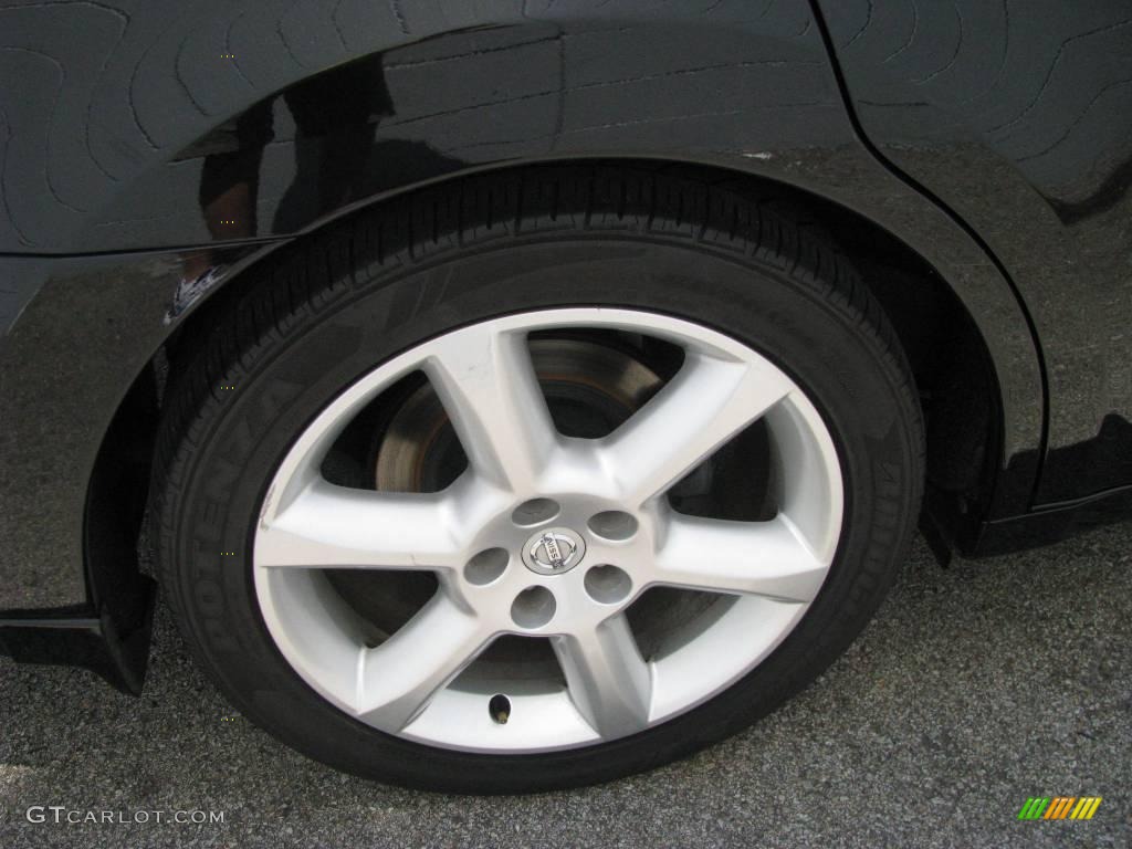 2006 Maxima 3.5 SE - Onyx Black / Black photo #7