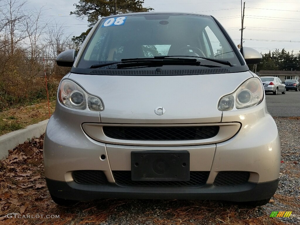 2008 fortwo passion coupe - Silver Metallic / Design Black photo #2