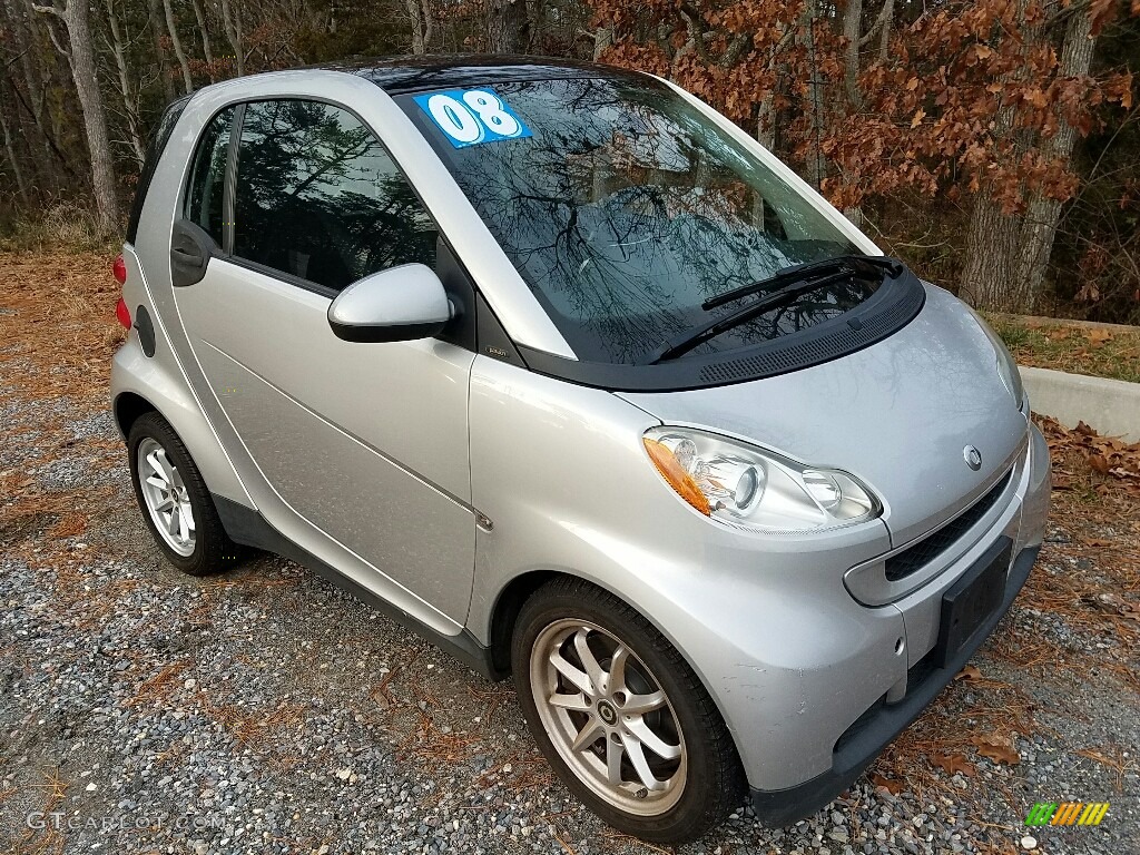 2008 fortwo passion coupe - Silver Metallic / Design Black photo #3