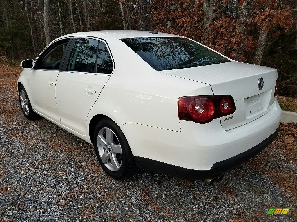 2008 Jetta SE Sedan - Campanella White / Anthracite Black photo #6