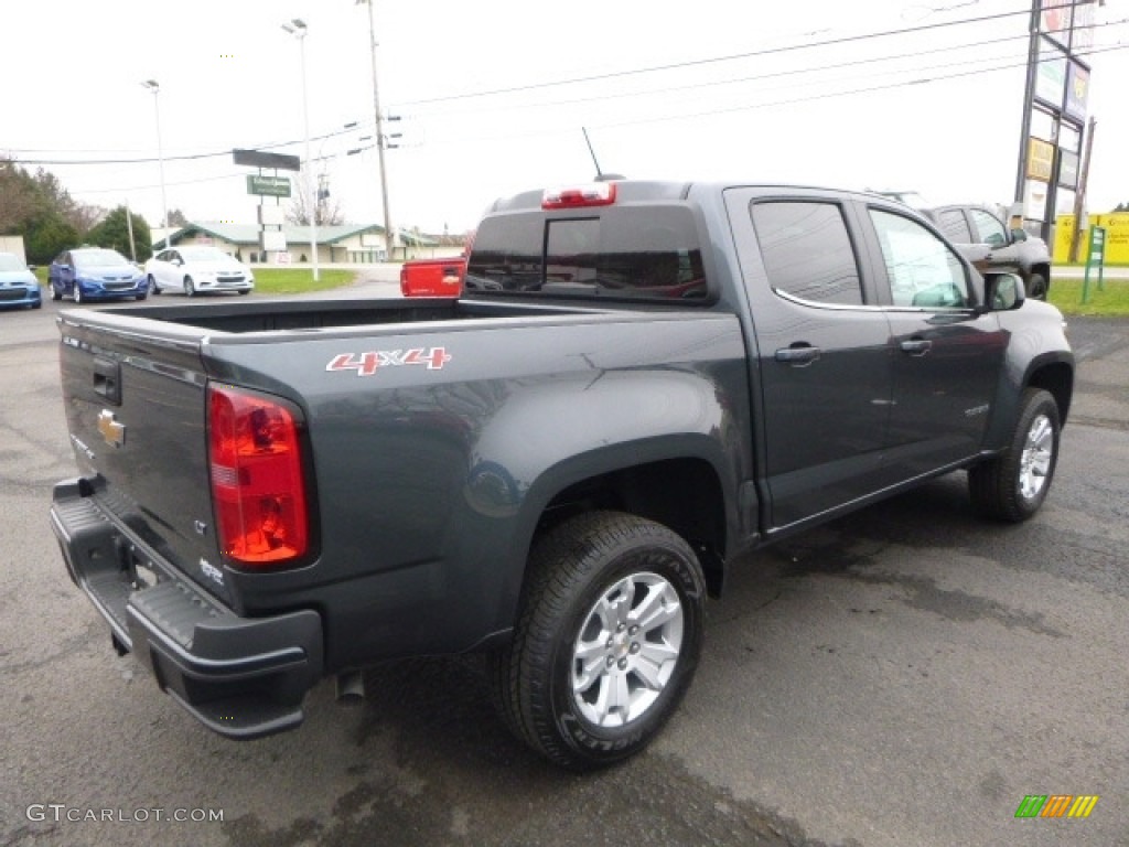 2017 Colorado LT Crew Cab 4x4 - Cyber Gray Metallic / Jet Black photo #7