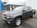 2017 Cyber Gray Metallic Chevrolet Colorado LT Crew Cab 4x4  photo #11