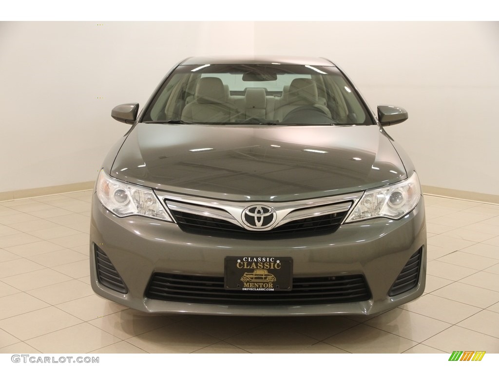 2014 Camry LE - Cypress Pearl / Ivory photo #2