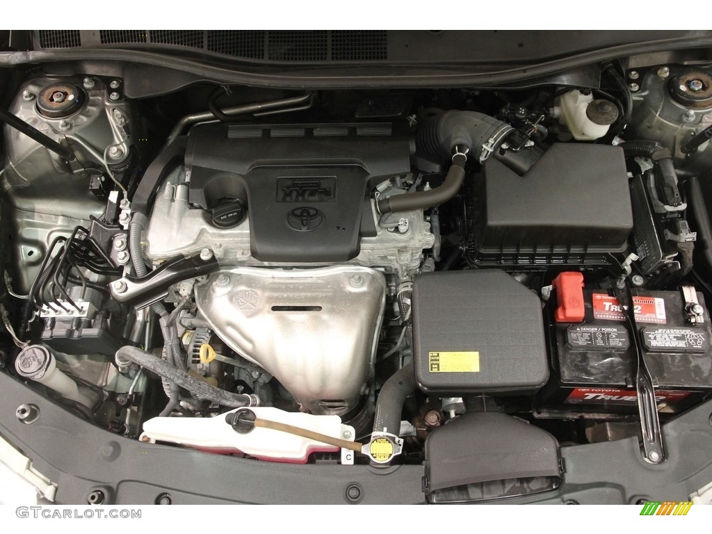 2014 Camry LE - Cypress Pearl / Ivory photo #17