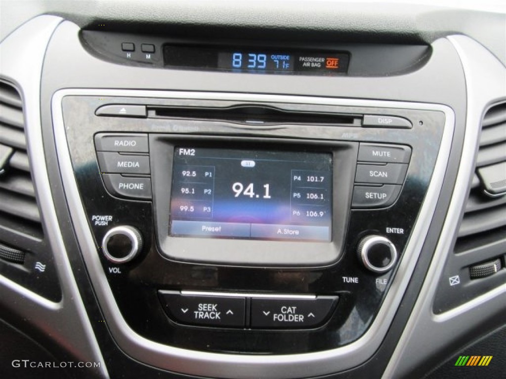 2015 Elantra SE Sedan - Shimmering Air Silver / Black photo #25