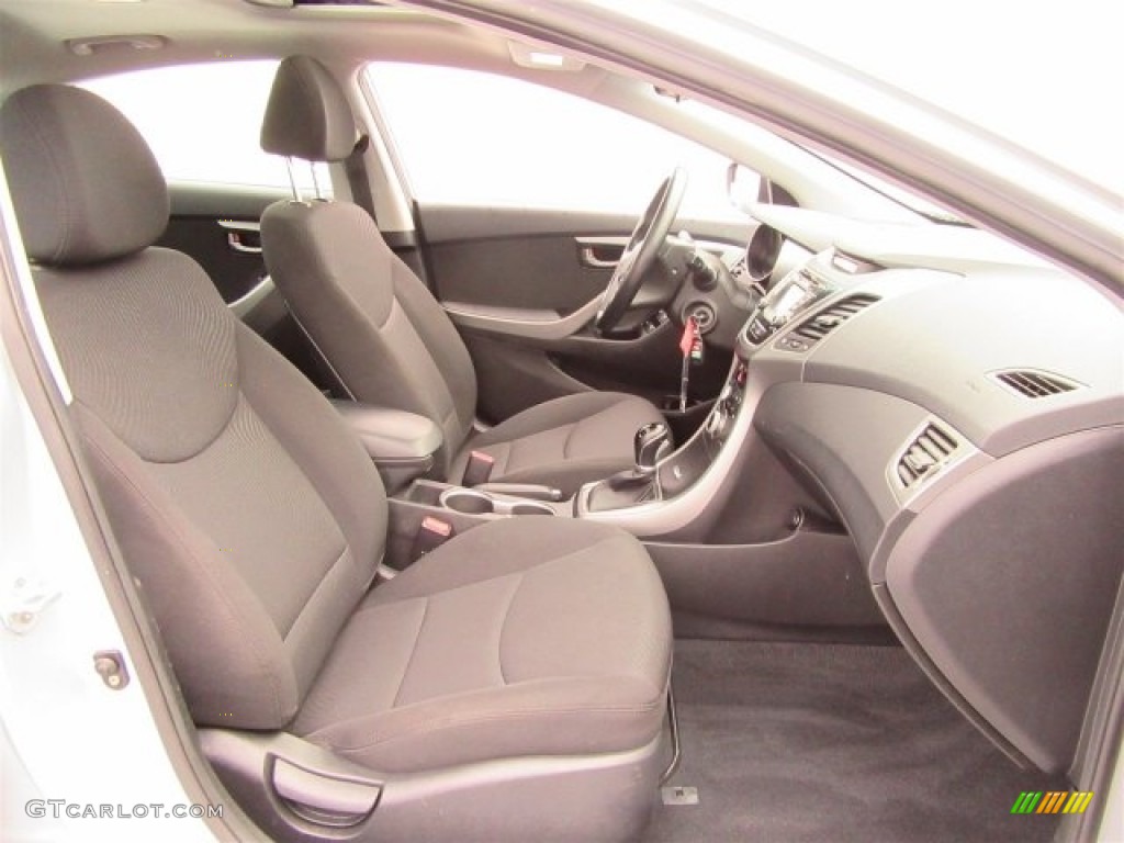 2015 Elantra SE Sedan - Shimmering Air Silver / Black photo #45