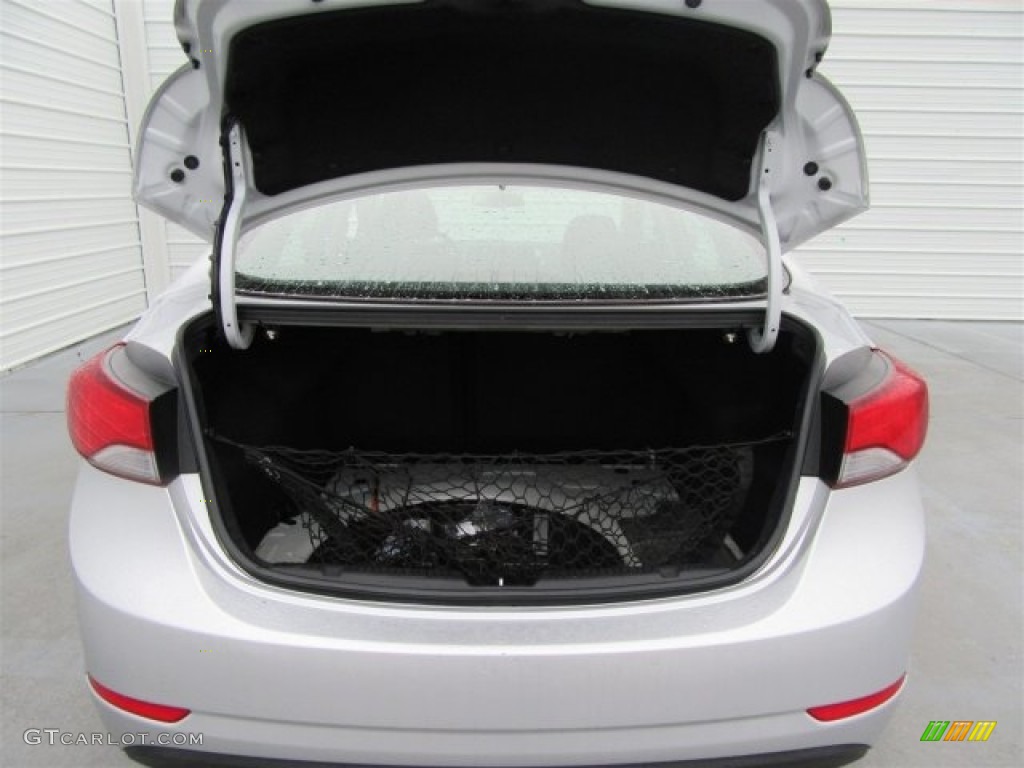 2015 Elantra SE Sedan - Shimmering Air Silver / Black photo #50