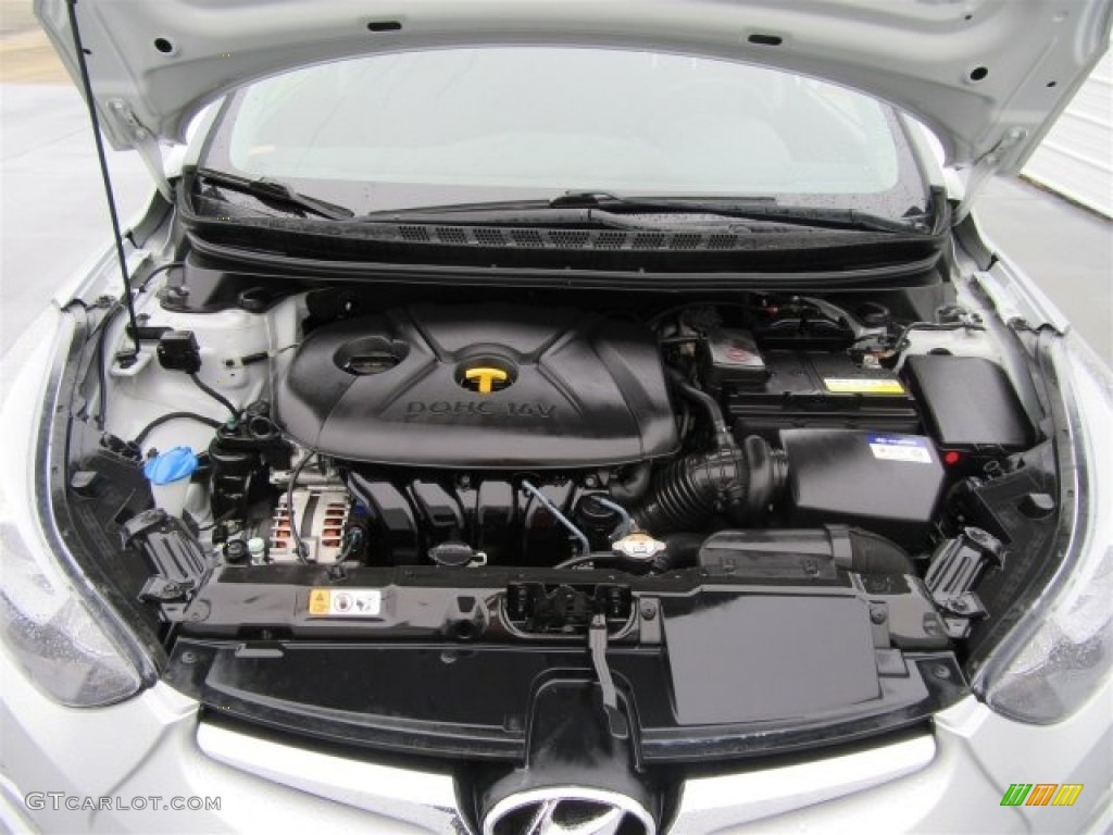 2015 Elantra SE Sedan - Shimmering Air Silver / Black photo #51