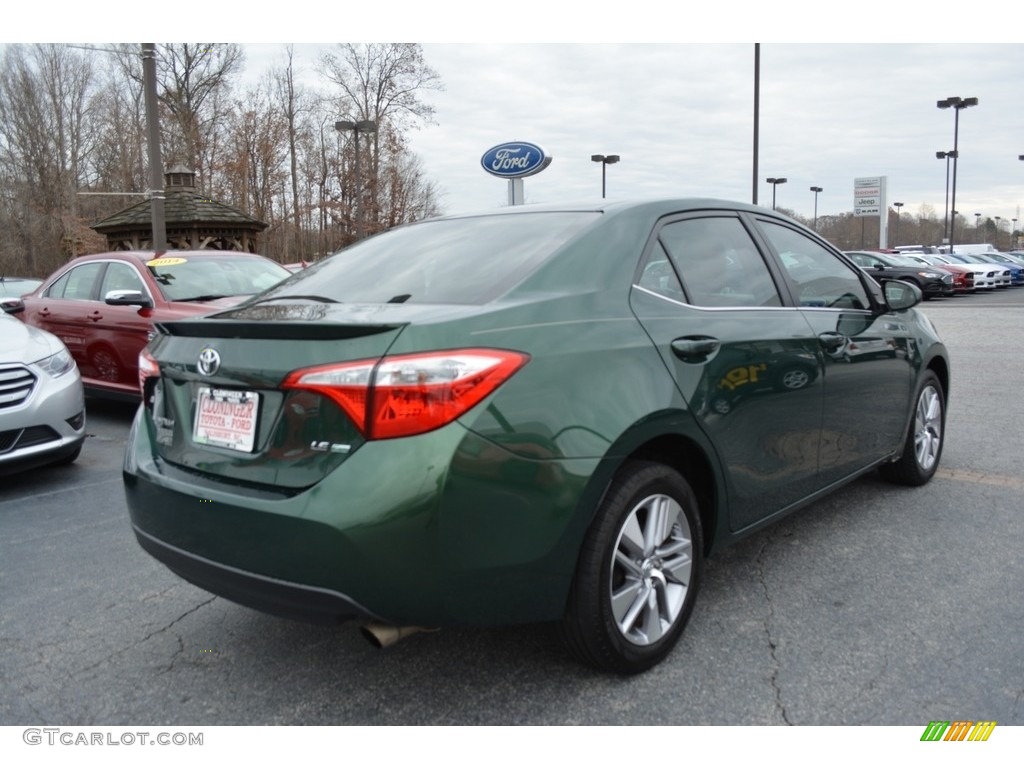2014 Corolla LE Eco - 4Evergreen Mica / Ash photo #3