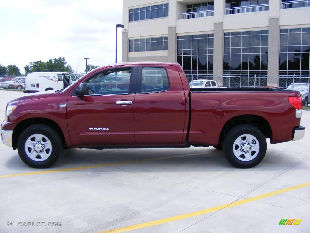 2008 Tundra SR5 Double Cab - Salsa Red Pearl / Beige photo #6